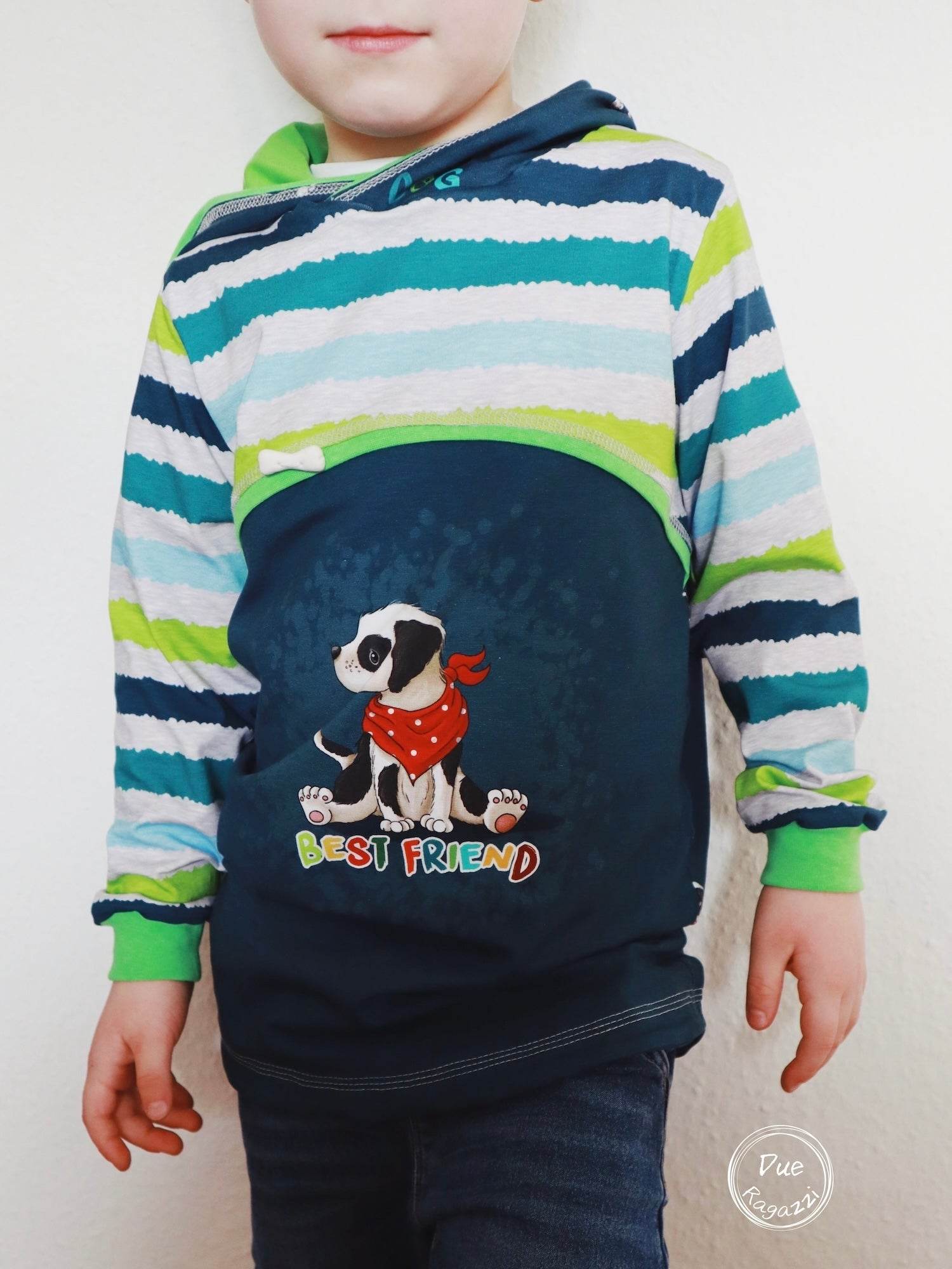 Schnittmuster HerrMines Hoodie Gr. 74-140 - Sewando