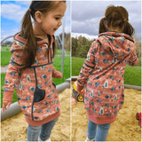 Schnittmuster Hoodie Kleid Brooke Gr. 80 bis 152 - Sewando