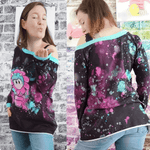 Schnittmuster Pullover/ Kleid Auria Gr. 32 bis 54 - Sewando