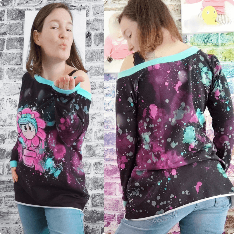 Schnittmuster Pullover/ Kleid Auria Gr. 32 bis 54 - Sewando