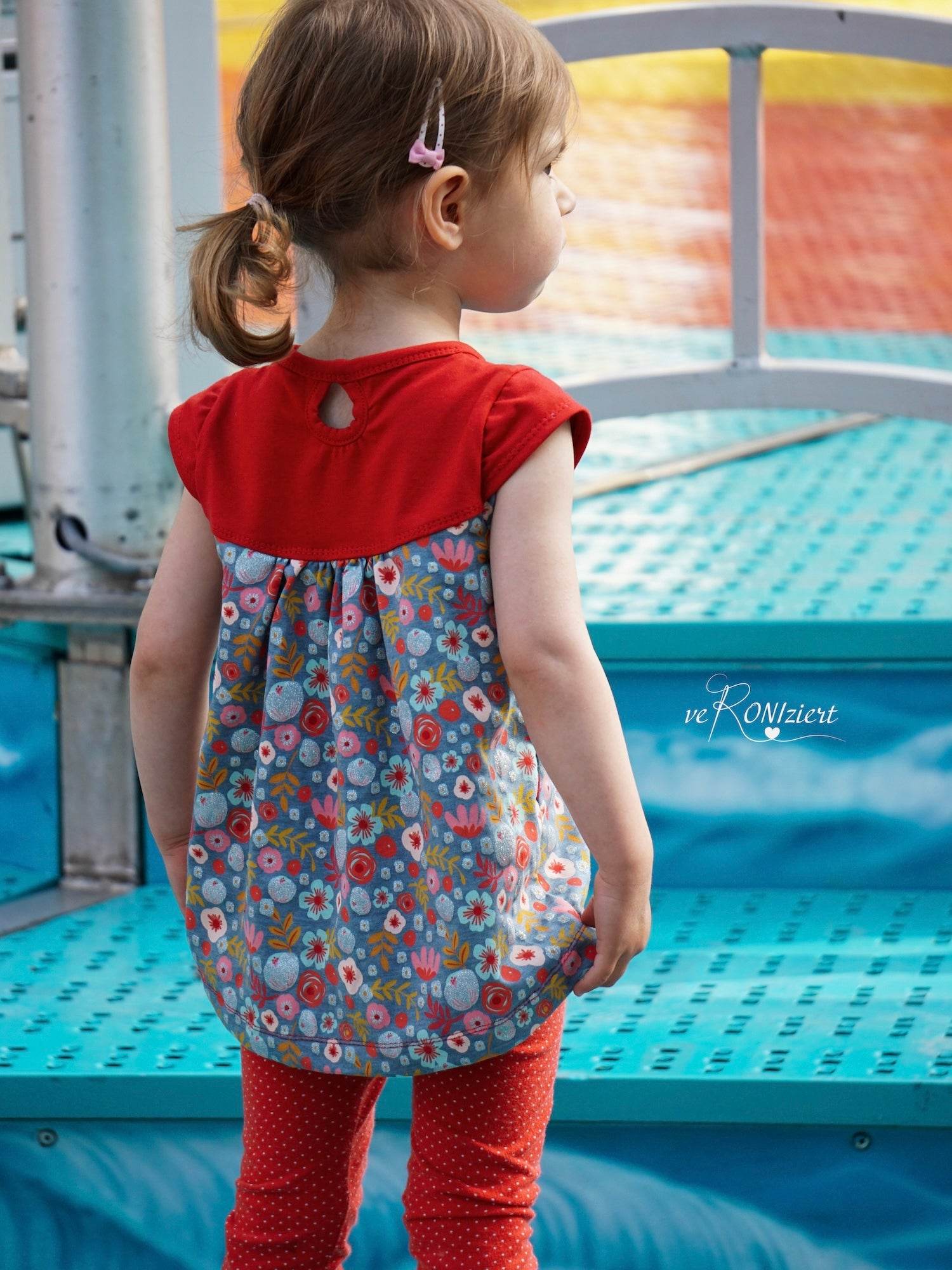 Schnittmuster Shirt / Kleid Vanessas Schlitzohr Gr. 80-140 - Sewando