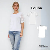 Schnittmuster Damen Shirt Louna Gr. 34-54 - Sewando