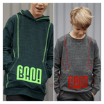 Schnittmuster Pullover Hoodie Bexx Gr. 80 bis 152 - Sewando