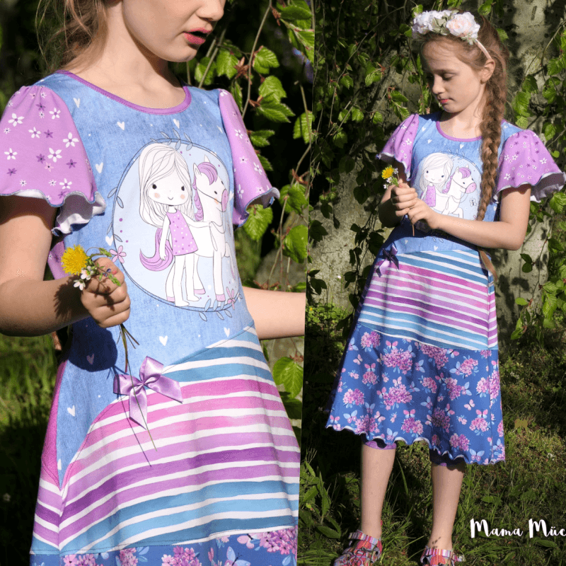 Schnittmuster Kleid Angel Gr. 80 bis 152 - Sewando
