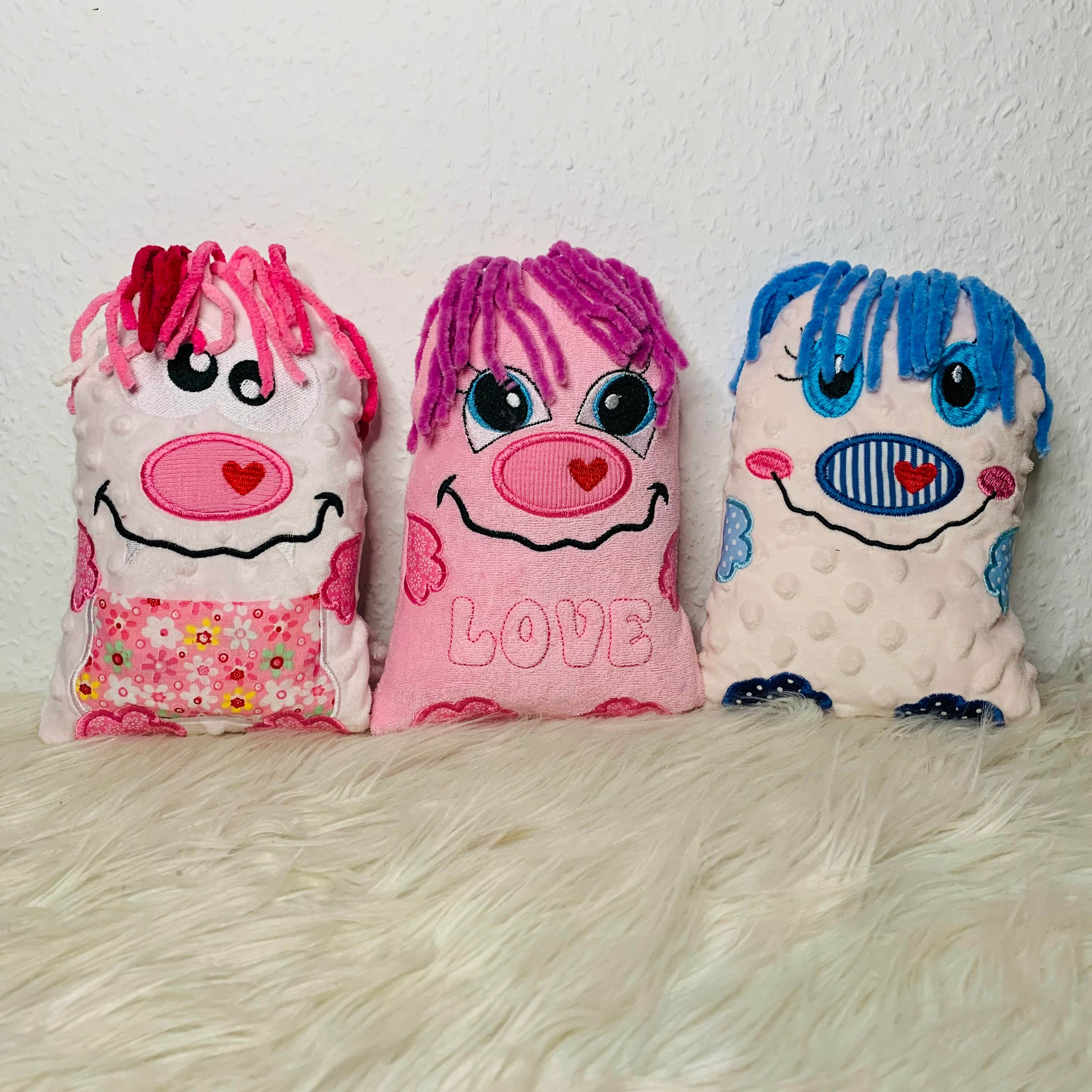 Stickdatei Schnobbel Monster 13x18 Set 2500 - Sewando
