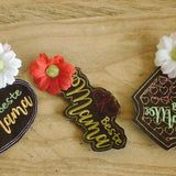 Stickdatei - Set "Beste Mama" (Schokoladenhüllen in div. Größen, Anhänger, Gutschein-Etui etc.)