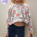 Schnittmuster Mini Cropped Pullover Gr. 98/104 - 158/164 - Sewando