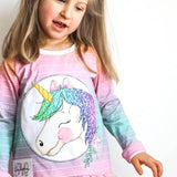 Applikationsvorlage Einhornliebe - Sewando