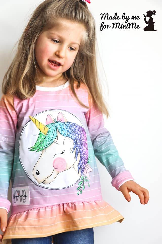 Applikationsvorlage Einhornliebe - Sewando