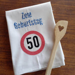 Stickdatei - Verkehrsschilder zum Geburtstag - Sewando