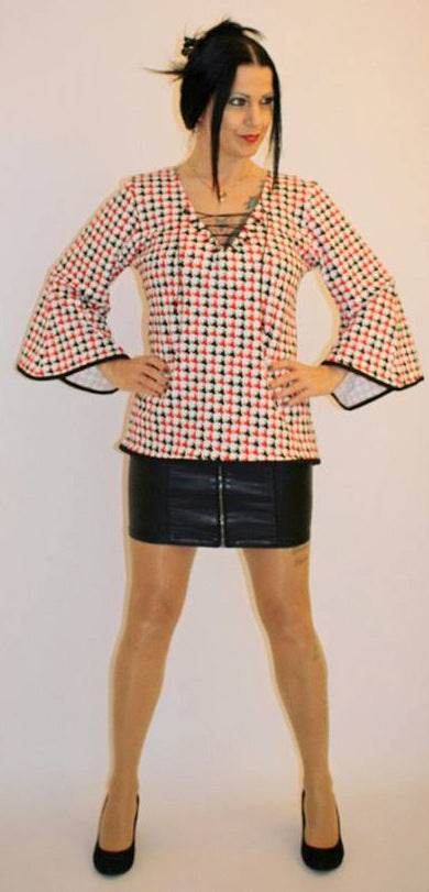 Schnittmuster Bluse/ Tunika LA PARED Gr. XS-XXL : - Sewando