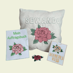 exklusiv bei Sewando: Stickdatei Rose - Sewando