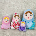 Stickdatei Matroschka mit Herz Set 2520 - Sewando