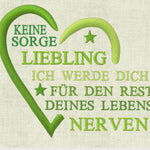 Stickdatei Keine Sorge Mama Papa Liebling Set 584 - Sewando