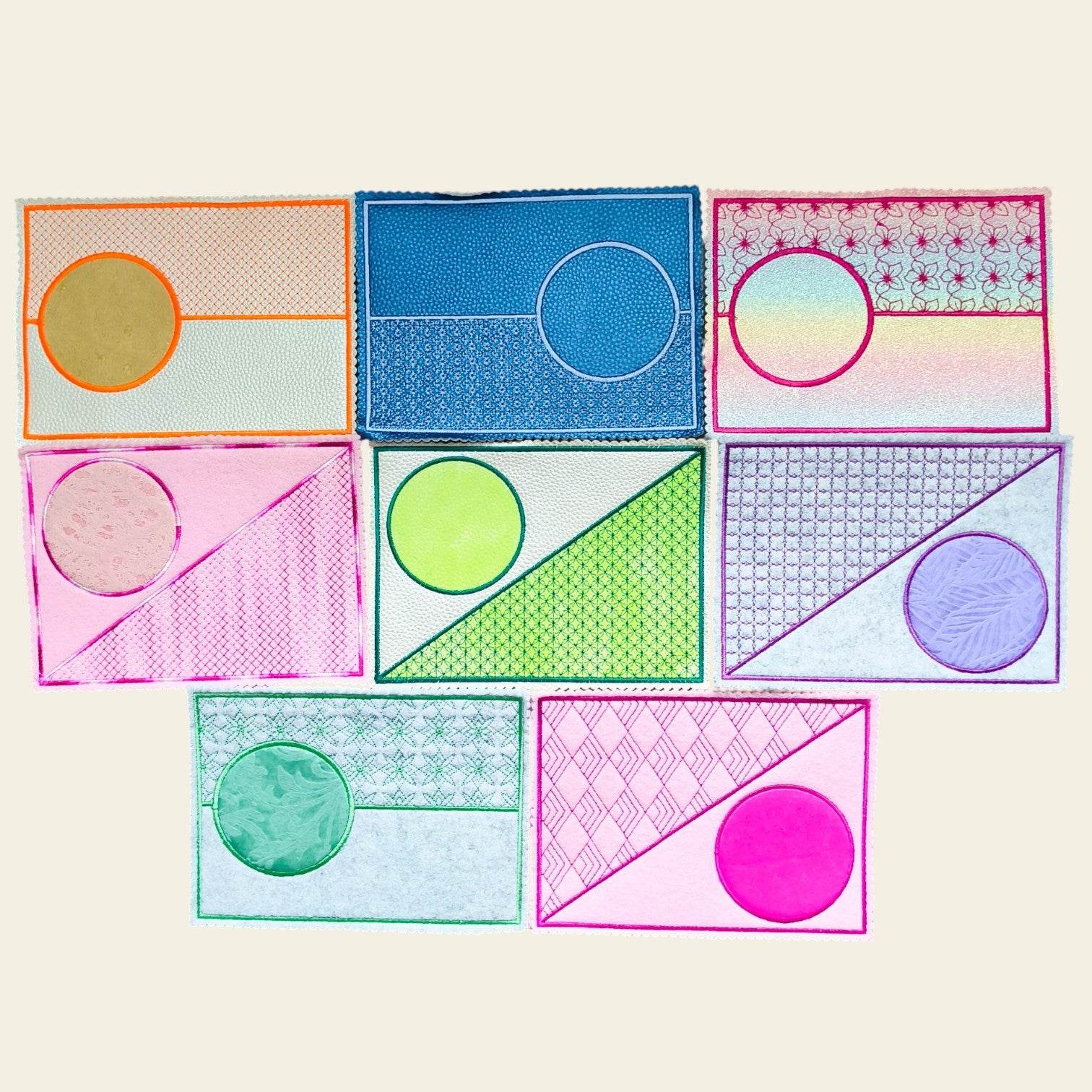 StickdateiMug Rug Untersetzer für Rechts und Links Händer Set 803 - Sewando