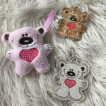 Stickdatei Teddy Schlüsselanhänger Set 335 - Sewando