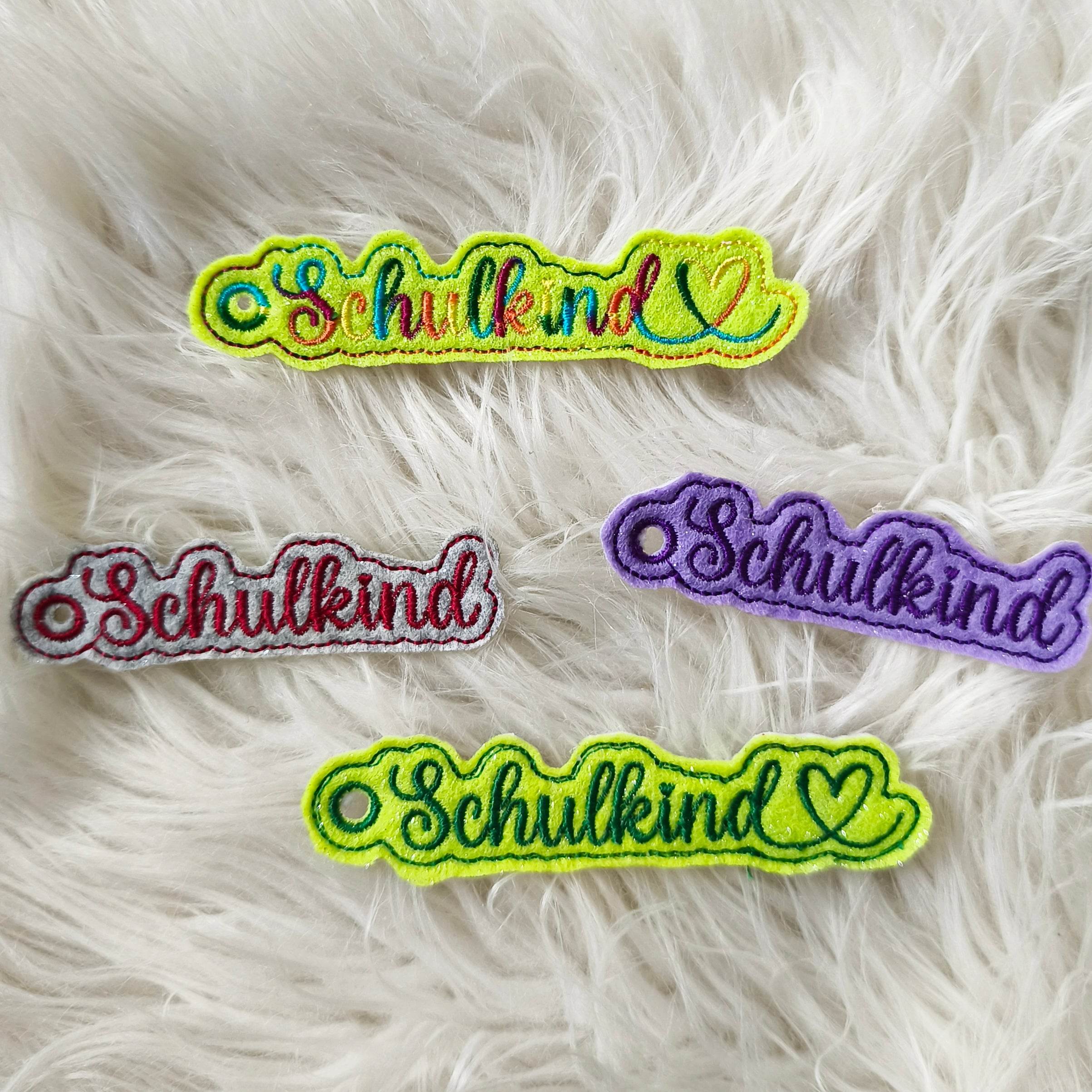 Stickdatei Schlüsselanhänger Einschulung Schulkind 2025 Set 858 - Sewando