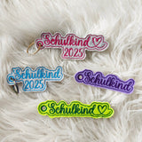 Stickdatei Schlüsselanhänger Einschulung Schulkind 2025 Set 858 - Sewando