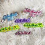 Stickdatei Schlüsselanhänger Einschulung Schulkind 2025 Set 858 - Sewando