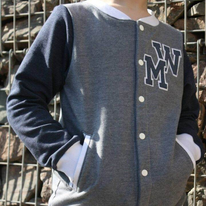 Lieblings-Collegejacke, Sweatjacke - C: Familien-Sparpaket für 69cm-140cm Körpergröße - Sewando
