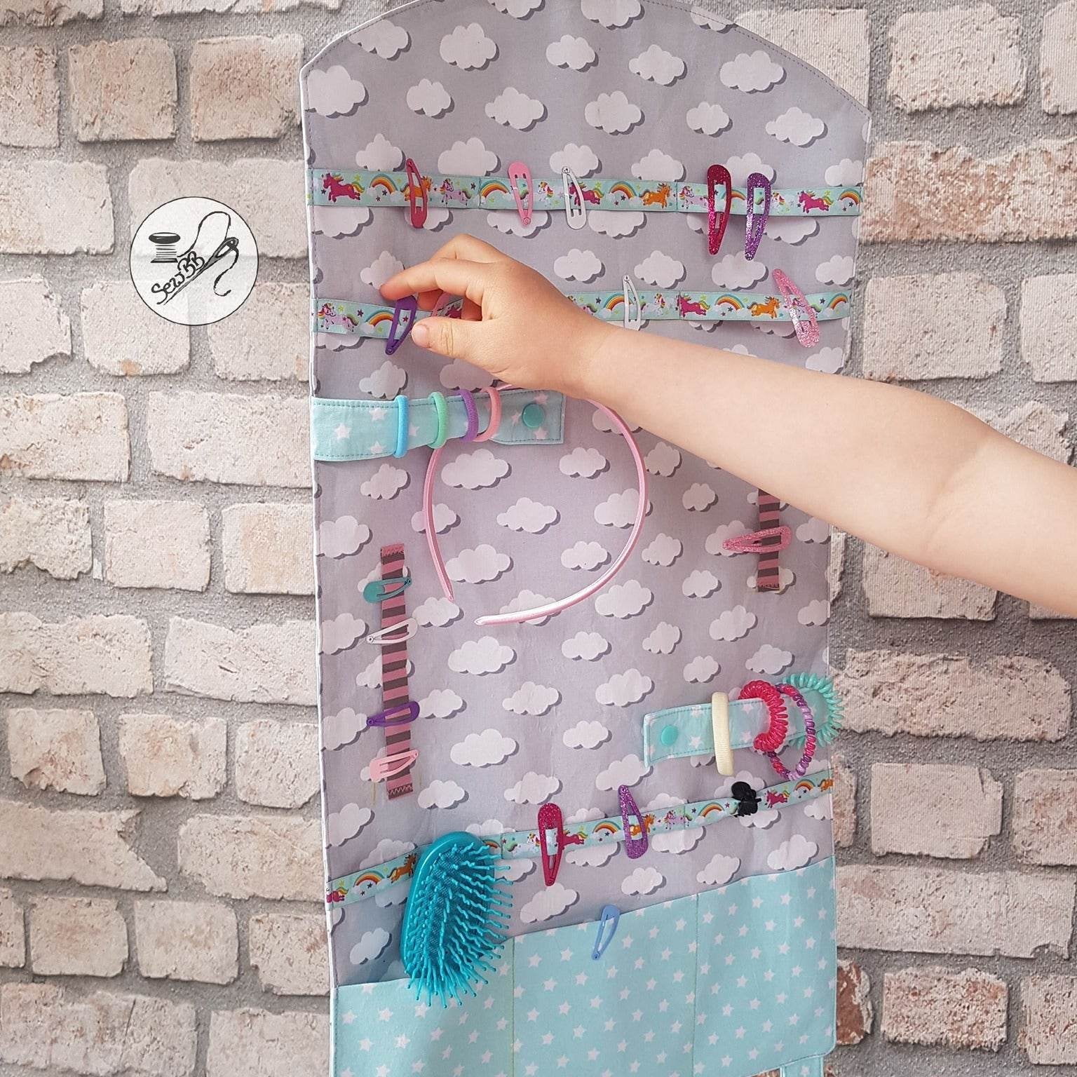 KlimBim Utensilo in 3 Größen (Haarschmuck, Spielsachen, Kosmetik, Medikamente) Schnittmuster - Sewando