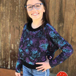 Schnittmuster Mini Cropped Pullover Gr. 98/104 - 158/164 - Sewando