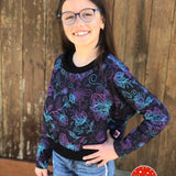 Schnittmuster Mini Cropped Pullover Gr. 98/104 - 158/164 - Sewando