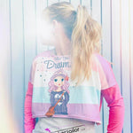 Schnittmuster Mini Cropped Pullover Gr. 98/104 - 158/164 - Sewando