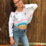 Schnittmuster Mini Cropped Pullover Gr. 98/104 - 158/164 - Sewando