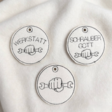 Stickdatei Werkzeug Schlüsselanhänger Set 2681