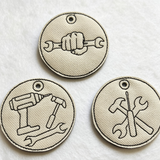 Stickdatei Werkzeug Schlüsselanhänger Set 2681