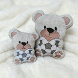 Stickdatei Teddy mit Fussball Herz Set 2690