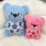 Stickdatei Teddy mit Fussball Herz Set 2690
