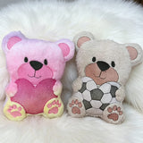 Stickdatei Teddy XXL mit Fussball Herz Set 2690