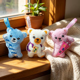 Stickdatei Schulkind Teddy Bruno als Taschenbaumler  In the Hoop Set 2698d