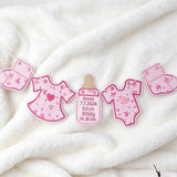 Stickdatei Baby Wimpel / Wimpelkette Set 26110
