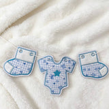 Stickdatei Baby Wimpel / Wimpelkette Set 26110