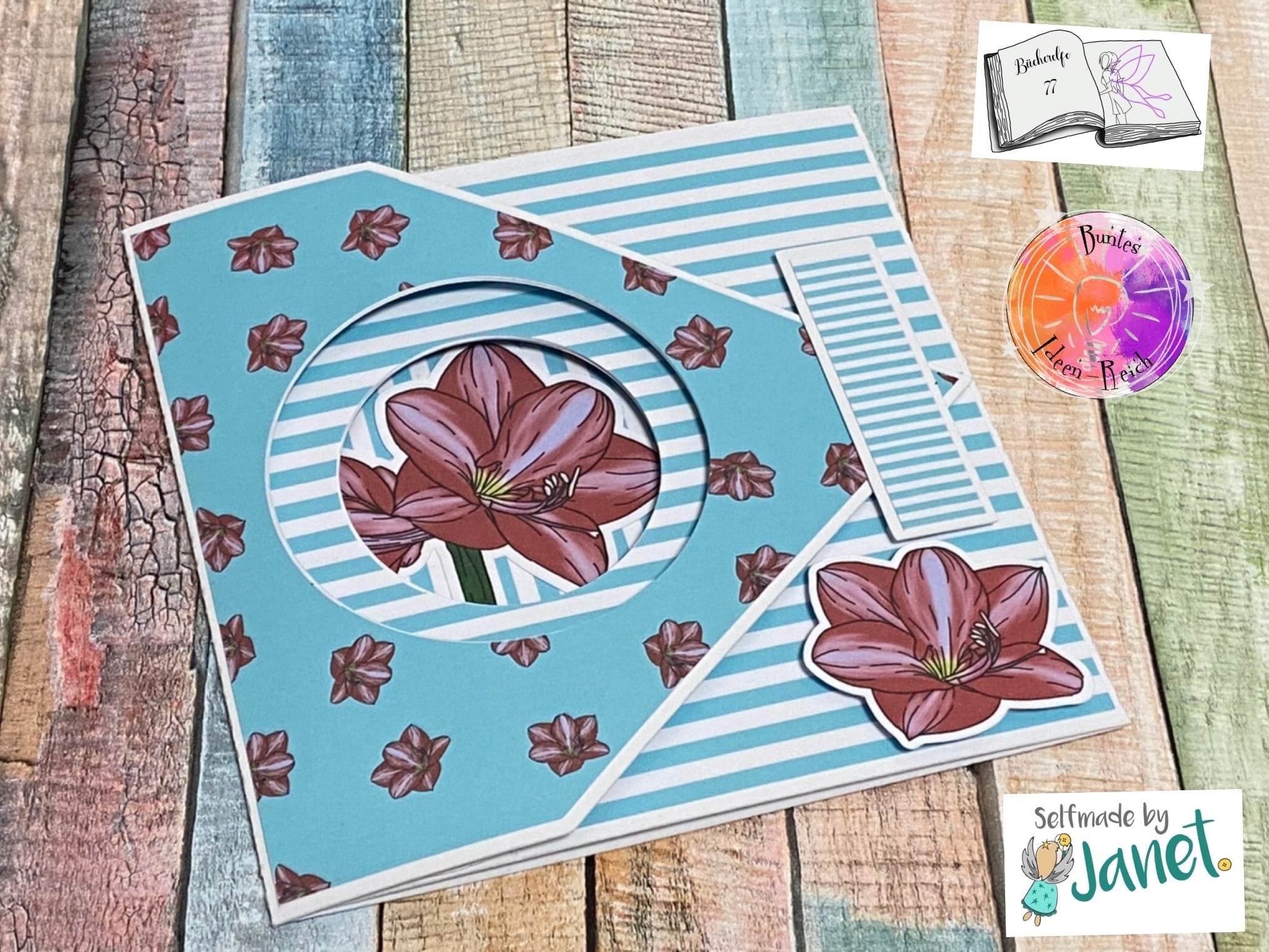 Digiset Amaryllis Plotten, Sublimation, Drucken - Sewando