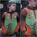 Schnittmuster Hoodie Bubble Gr. 80 bis 152 - Sewando