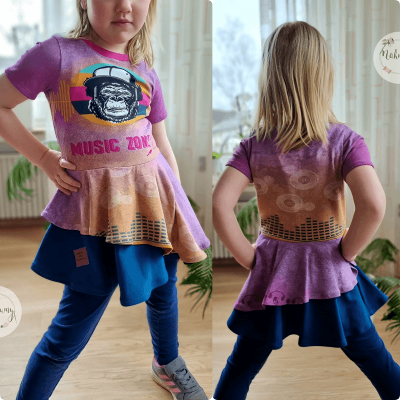 Schnittmuster Kleid AppleJuicy Gr. 80 bis 152 - Sewando