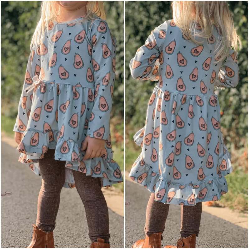 Schnittmuster Annie Tunika/Kurzkleid Gr. 80 bis 152 - Sewando