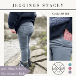 Schnittmuster Jeggings Stacey für Kinder Gr. 80-164 - Sewando