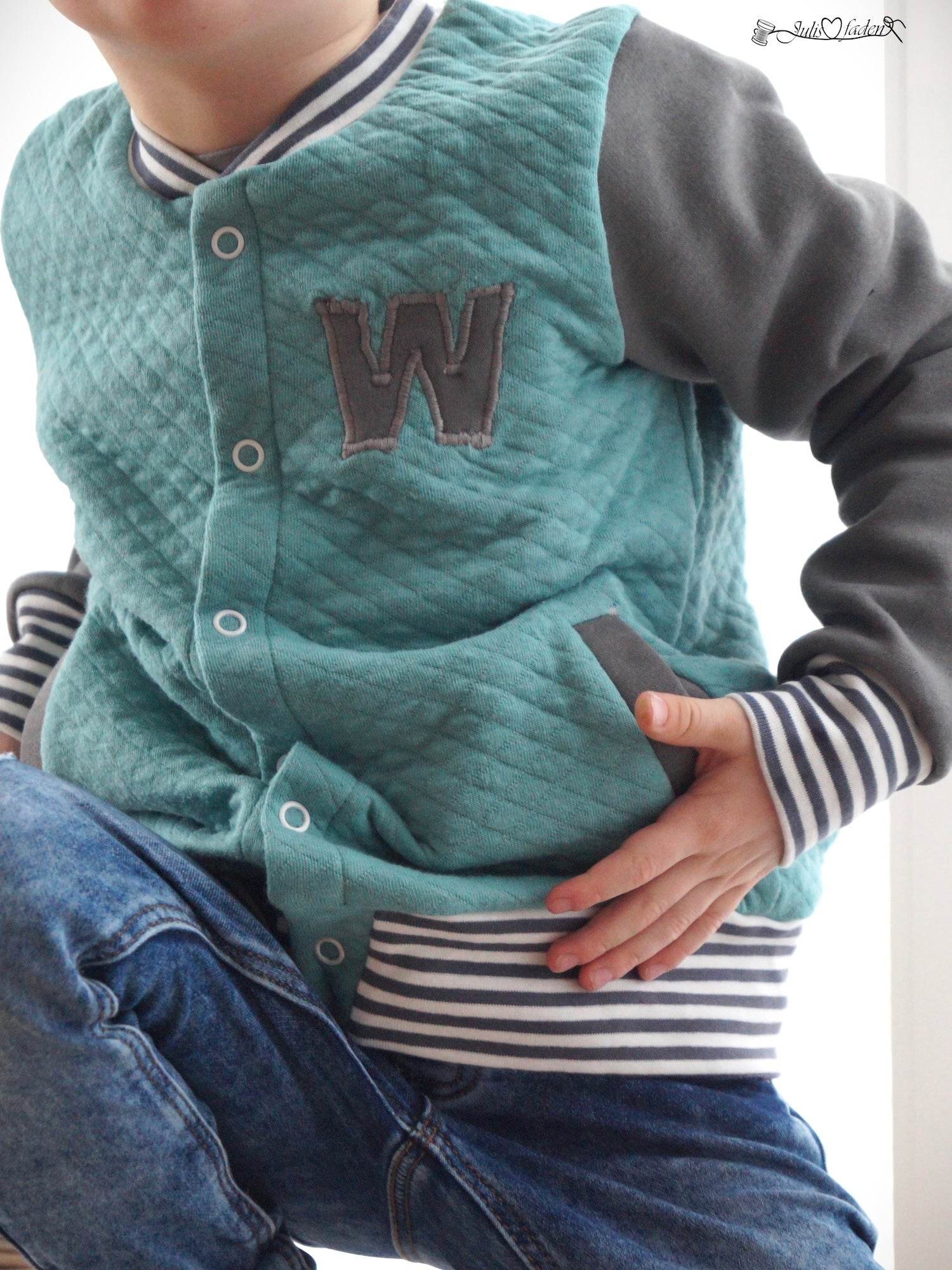 Schnittmuster Runas Jäckchen Collegejacke Gr. 50-140 - Sewando
