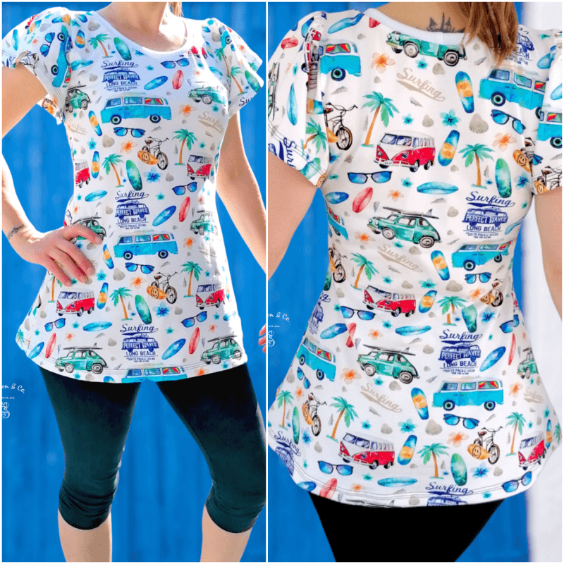 Schnittmuster Kleid Tunika Angel Damen Gr. 32 bis 54 - Sewando