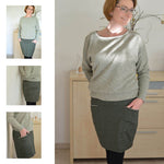 GIULIA MIT TASCHEN - MINIROCK - EBOOK - 32-54 Schnittmuster - Sewando