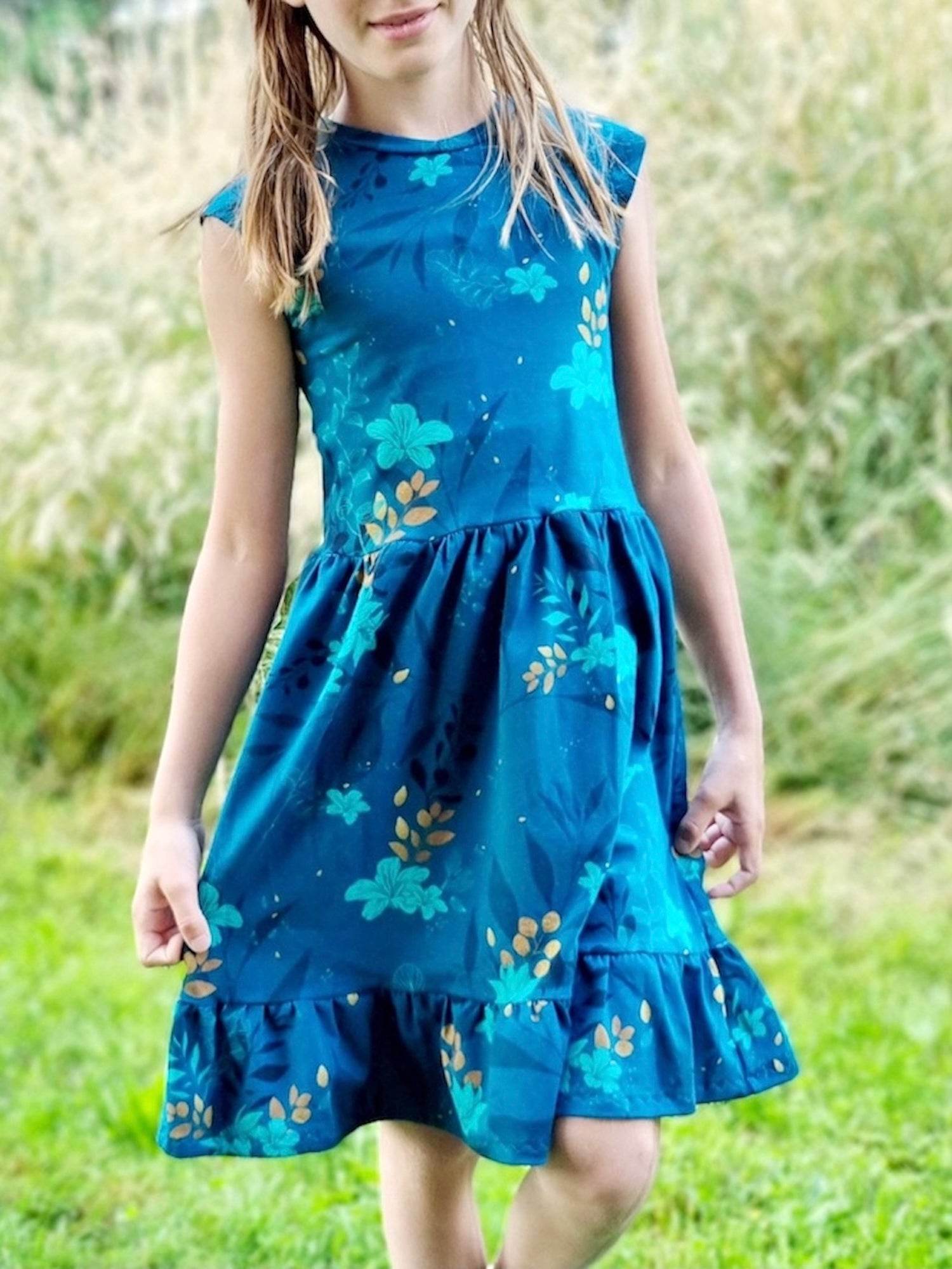 Schnittmuster Kleid / Tunika Raffsucht Gr. 80-140 - Sewando