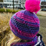 Häkelanleitung für Mütze und Loop ,,Happy Winter" (alle Größen)