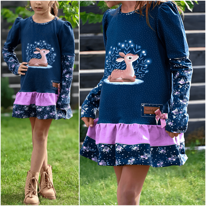Schnittmuster Kleid Buttercup Gr. 80 bis 152 - Sewando