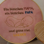 Stickdatei - Ein bisschen Mama, ein bisschen Papa und ganz viel Wunder - Sewando