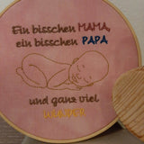Stickdatei - Ein bisschen Mama, ein bisschen Papa und ganz viel Wunder - Sewando